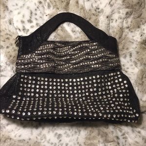 Black Studded Purse
